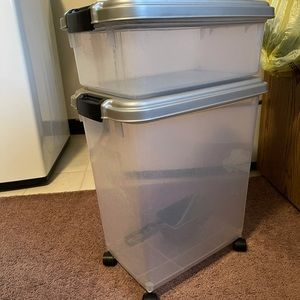 Pet Food and Treat Storage